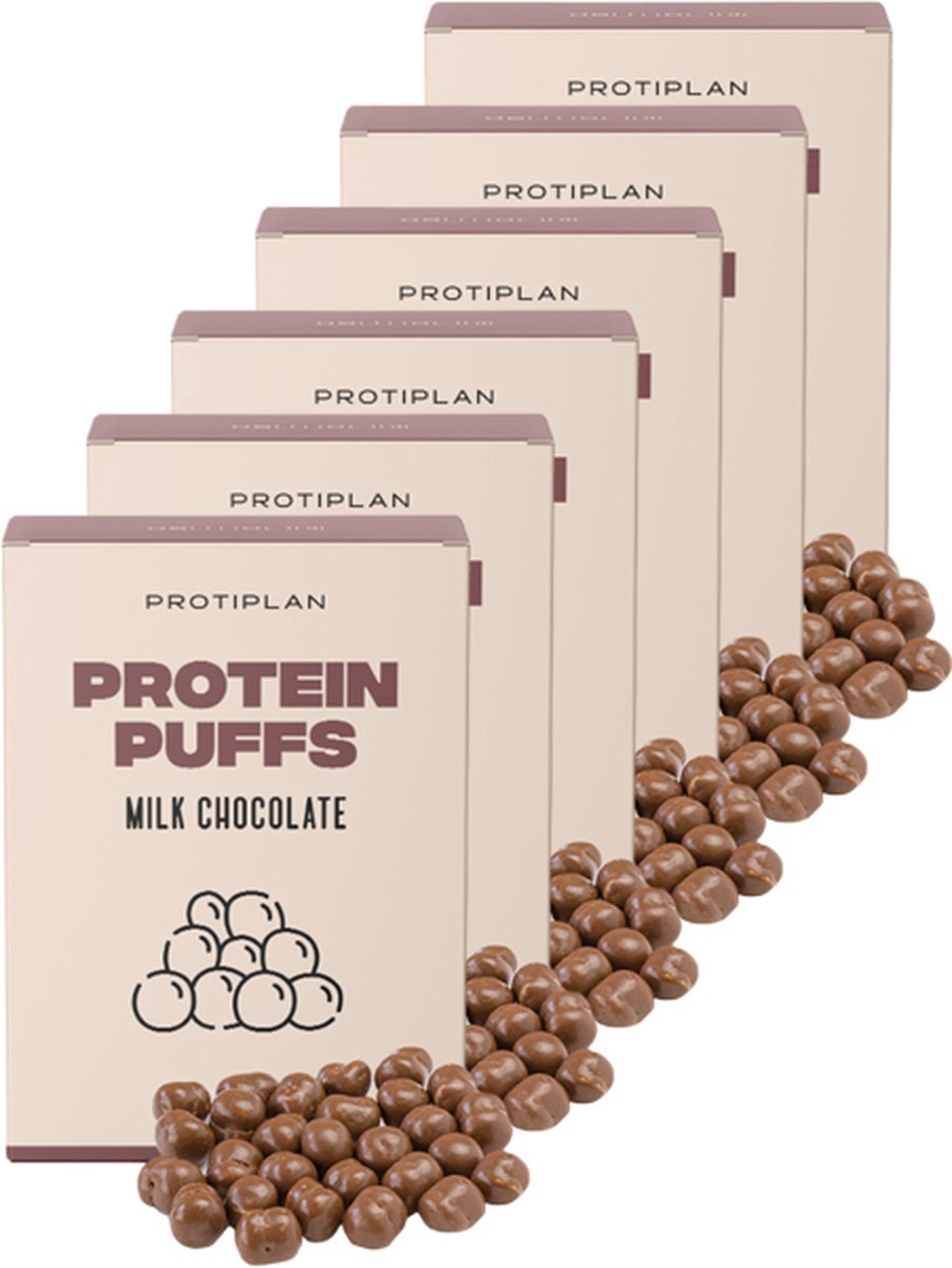 Goedkoopste Protiplan | Chocolade Bolletjes | 6 stuks | 6 x 7 x 38 gram | Low carb snack | Snel afvallen zonder hongergevoel!