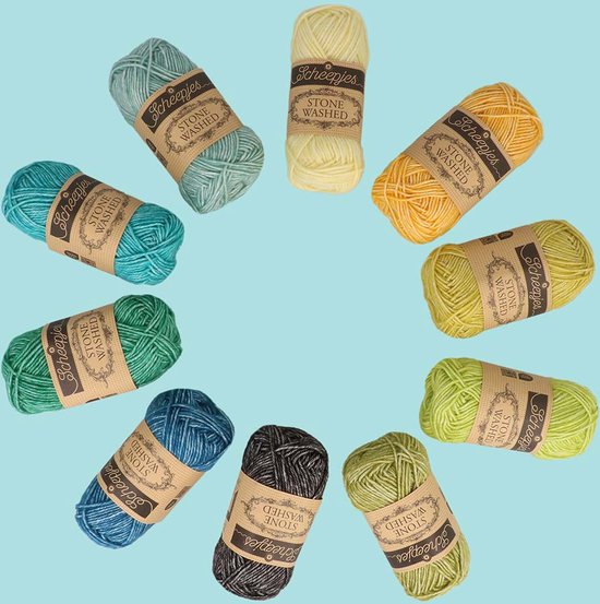 Scheepjes Stone Washed Colour Pack Chakras