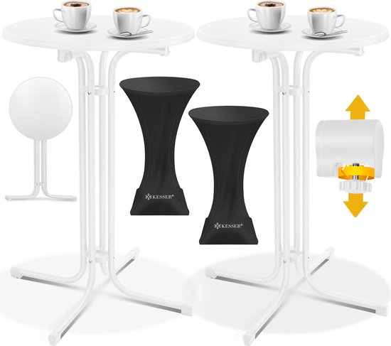 HOMCOM Table de Bar Table Bistro Mange-Debout Chic