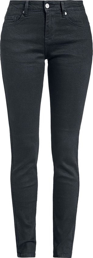 RED ROCK- ENGINEERED DESIGN Jean skinny noir pour femme - W28L32