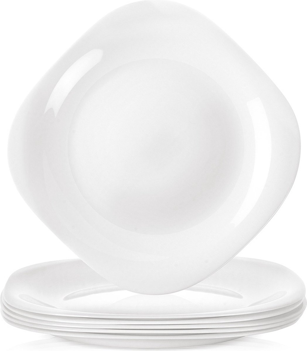 Dinerbord Glas LUNA 26,5 cm 6 stuks - Borden - Bord