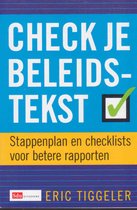 Check je beleidstekst