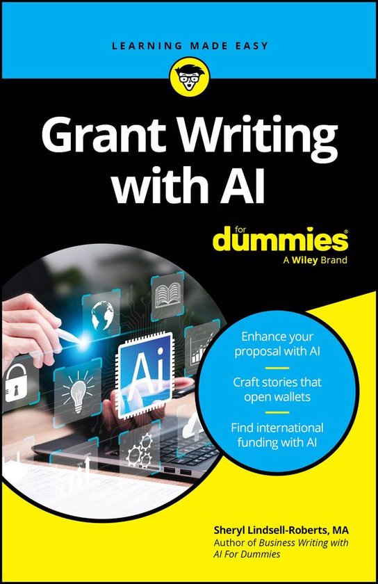 Grant Writing with AI For Dummies - cover