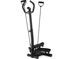 Gymtek® Stepper met Display - Inclusief Weerstandsbanden - tot 120 kg - met Stappenteller en Calorieënteller - Fitness, Pilates, Workout - XST900