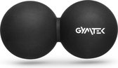 Gymtek® Massagebal, Duoball, Fascia Bal, Lacrosse Bal - 12,6 x 6,3 cm - Zelfmassagebal, Fysiotherapie, Nekpijn