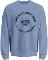 JACK&JONES JJSIMON SWEAT CREW NECK Heren Trui - Chambray Blue