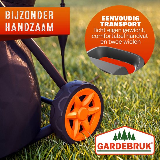 Gardebruk Hakselaar Compact - 2x 50L Zak 2400W Elektrisch - Groen van Gardebruk — afbeelding 2