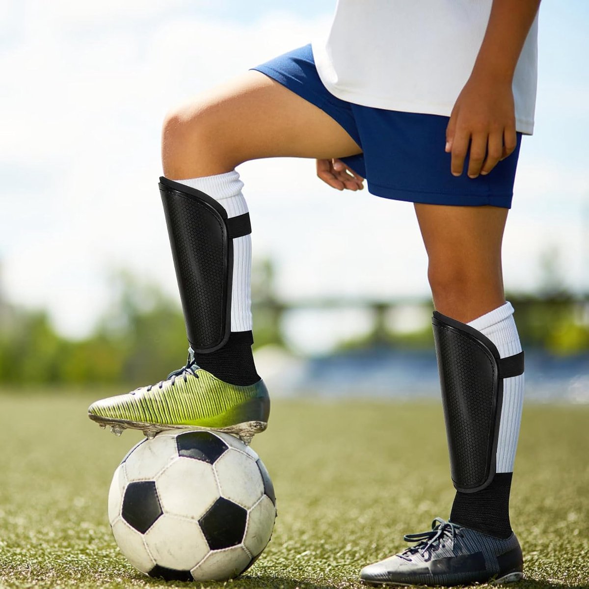 Nike Lite Mercurial Scheenbeschermers Wit Zwart