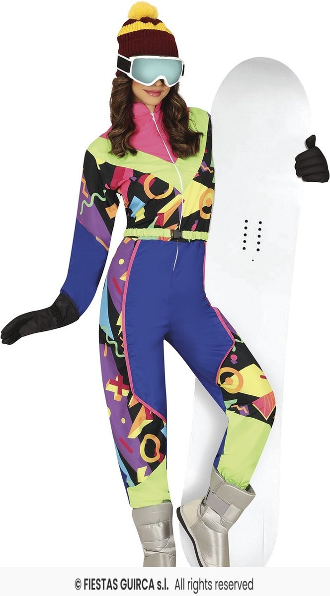 Jaren 80 Blauw Skipak Cool Girl - Vrouw