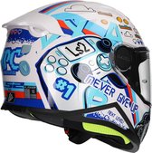 LS2 Casque Enfant Next Level FF812 blanc taille S