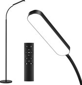 Bol.com ANTEN Leeslampen Zwart - 12W 800LM 3000K-6000K - Staande lampen - met Afstandsbediening - Dimbaar aanbieding