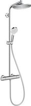 hansgrohe Crometta S Showerpipe 240 1jet EcoSmart met thermostaat chroom