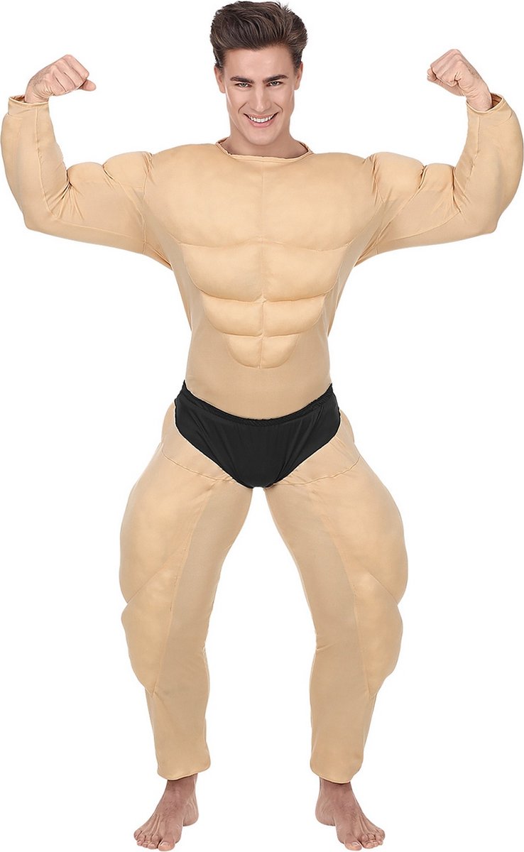 Volwassen spierpak kostuums spiershirt Halloween kostuum voor mannen
