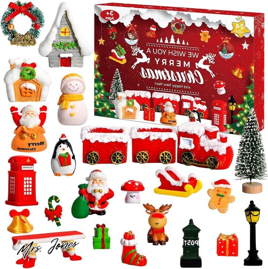CRAZE Magic Slim Adventskalender voor kinderen, kerstkalender 2021, met slijm, cadeau voor meisjes en jongens, creatieve speelgoedkalender 33463