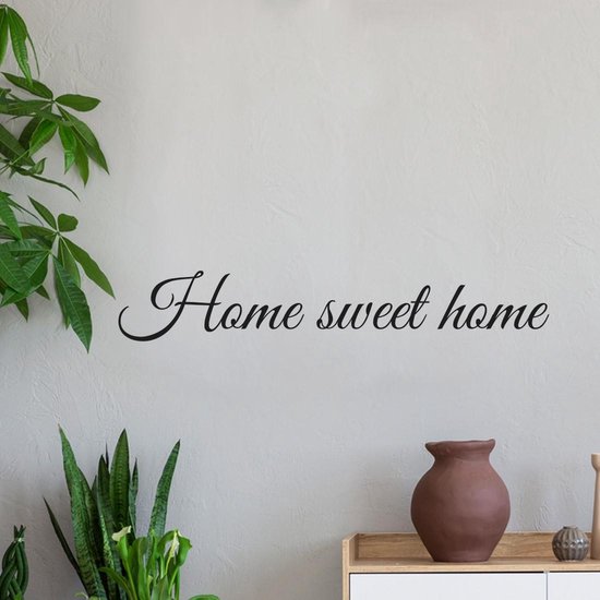 Muursticker "Home sweet home" | bol.com
