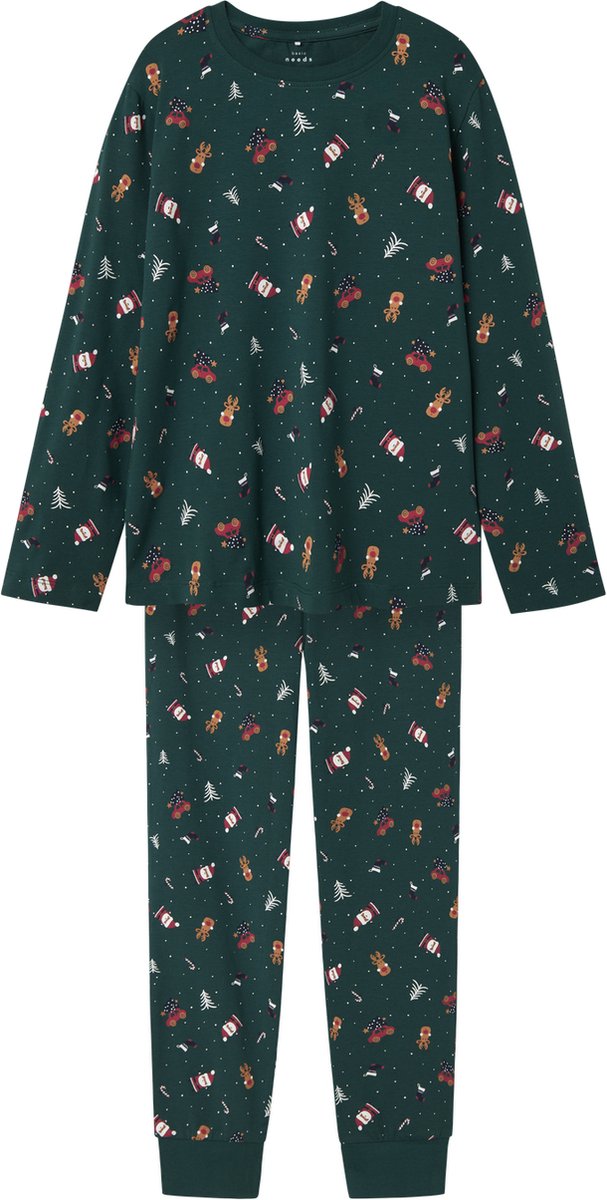 NAME IT NKNVISMAS LS NIGHTSET Unisex Pyjamaset - Maat 122