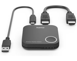 Hama Wireless-Display-Adapter, HDMI™, Full-HD 1080p, inkl. Kabel Draadloos Full HD presentatiesysteem 30 m 1920 x 1080