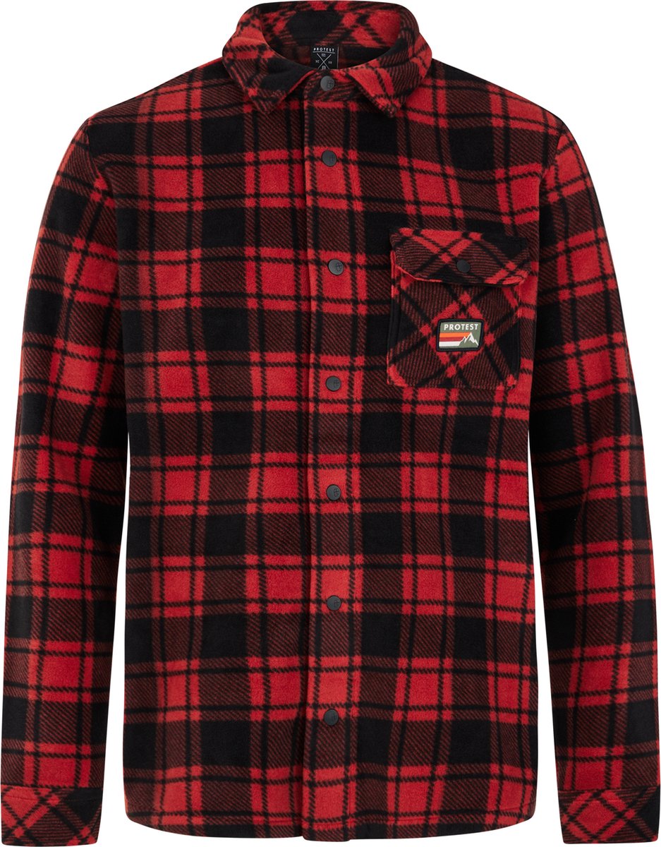 Protest PRTOUTWELL Heren Shacket Rood