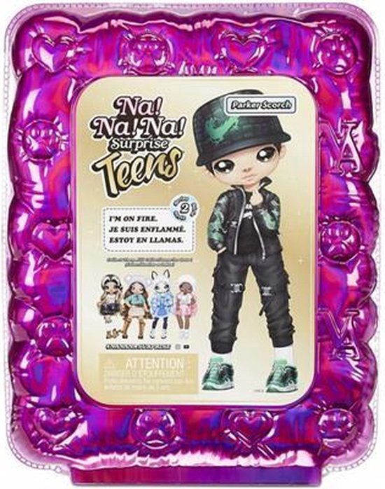 Na! Na! Na! Surprise Teens Serie 2 Parker Scorch - Modepop van Na Na Na Surprise — afbeelding 5