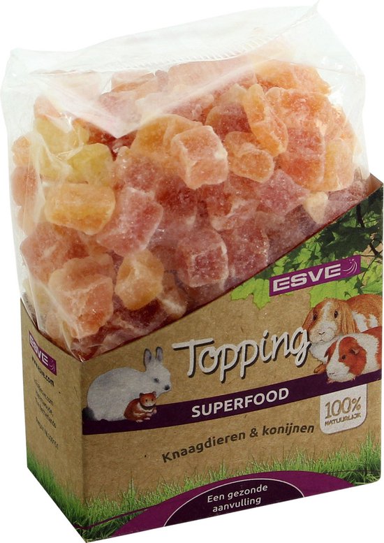Esve Topping Papaya - Knaagdiersnack - 250 g