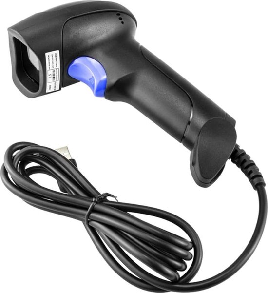 DD Qr Code Scanner - Barcode Draadloos - voor 1D 2D QR Codes - 6x8x15cm - Zwart