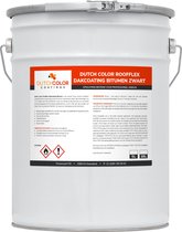DCC Roofflex Dakcoating Bitumen Zwart - 5L - Zwart