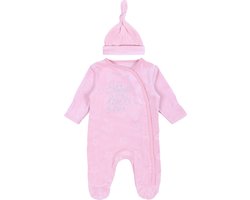 Roze pyjama, romper + muts Primark