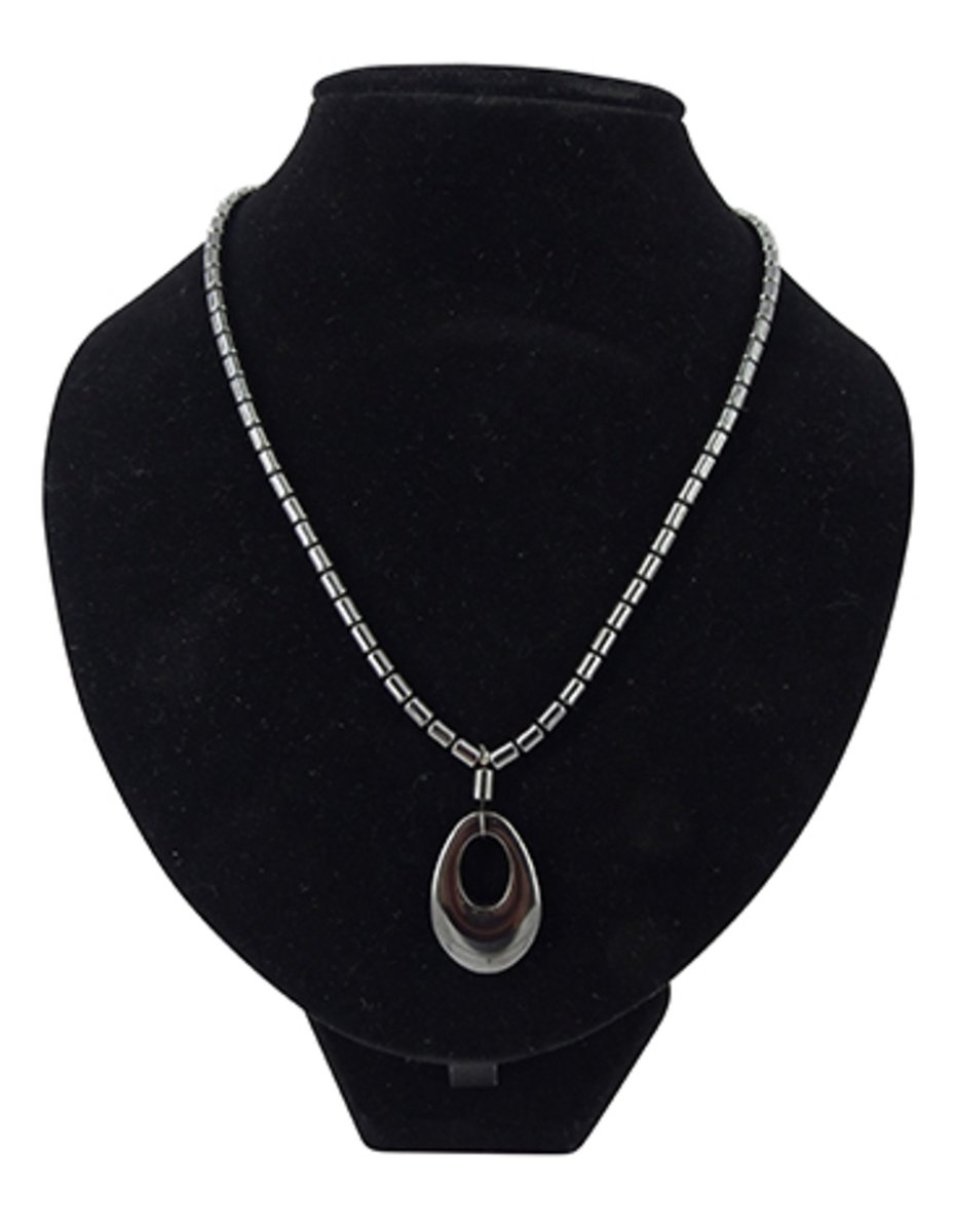 Hematiet ketting donut