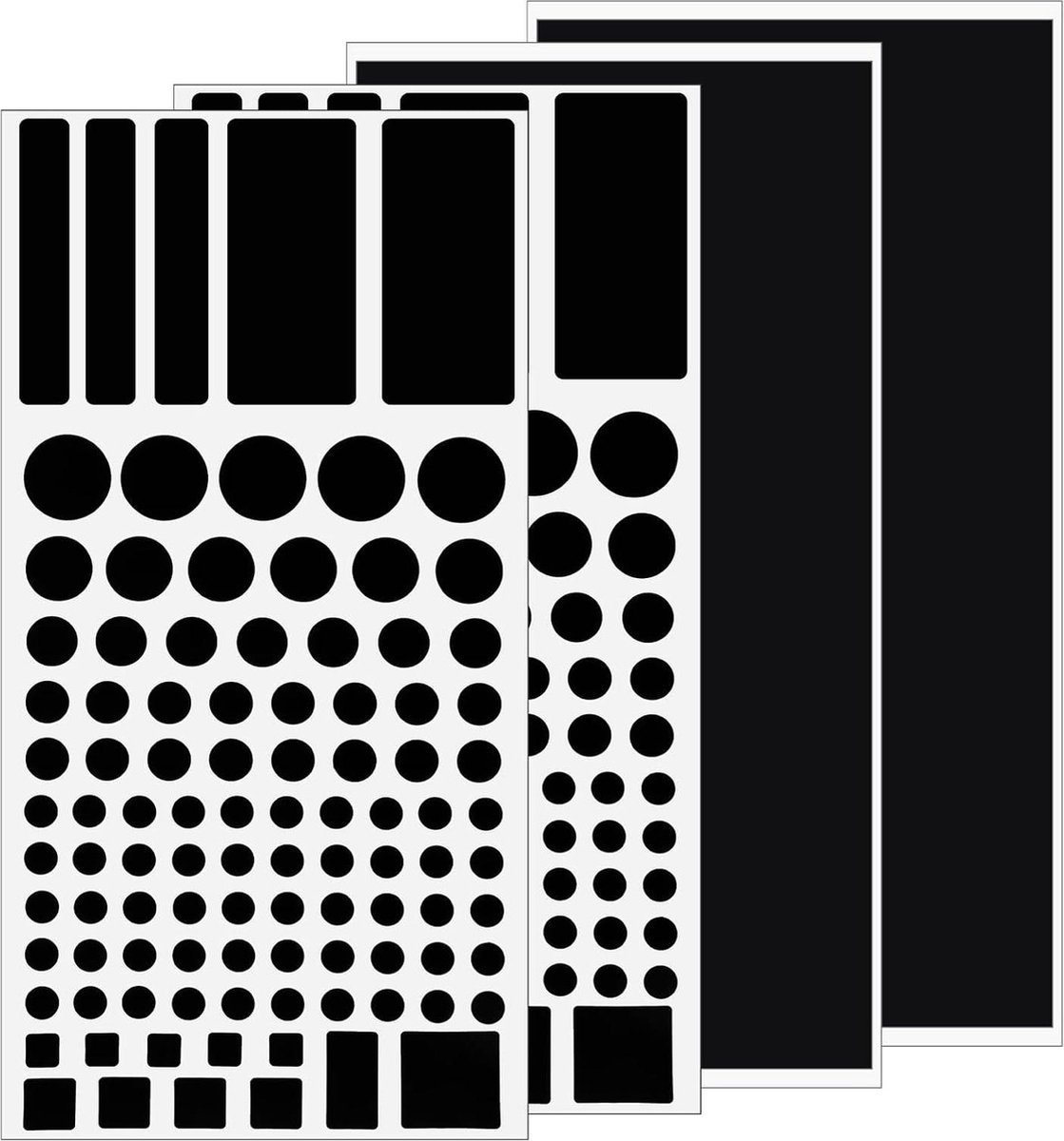 Vellen zelfklevende led-lichtdimmer-foliestickers - lichtblokkerende stickers voor elektronische apparaten - slaaphulp