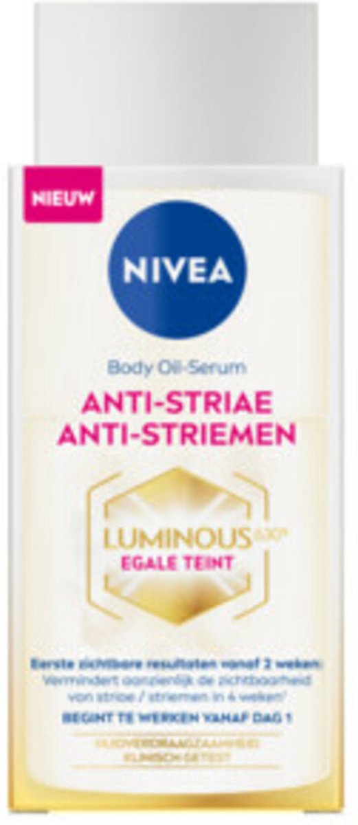 NIVEA Luminous 630 Huidolie Anti-Striae Serum - 6 x 200 ml - Voordeelverpakking