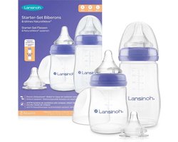 Lansinoh - NaturalWave - Spenen en Babyflesjes Starterset 76320 - Kunststof