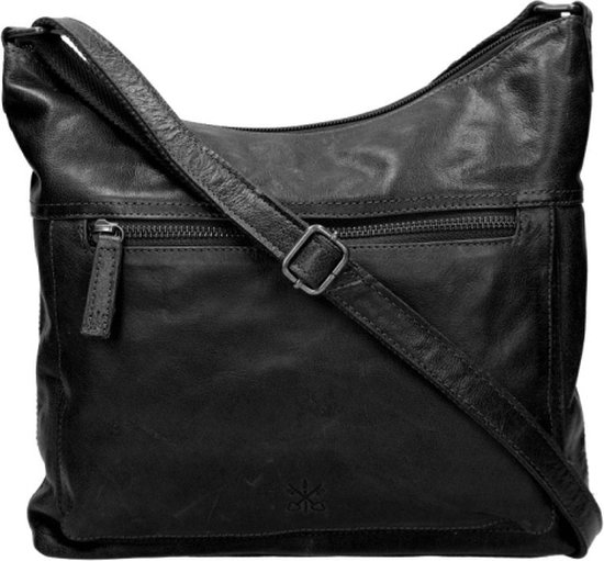 Catwalk Collection Handbags - Dames Leren Crossbodytas