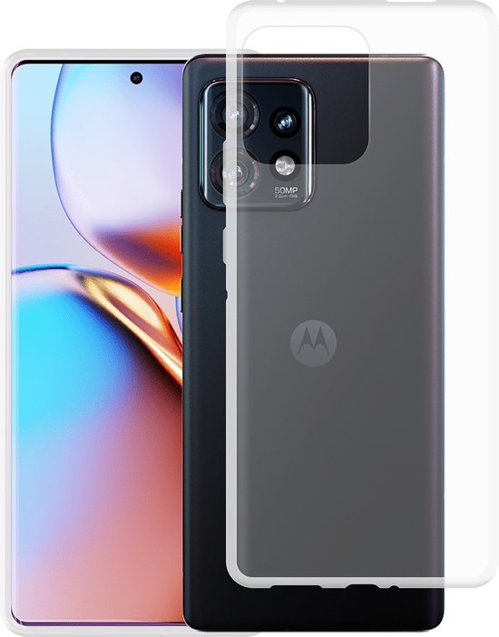 Coque en TPU souple Cazy pour Motorola Edge 40 Pro - Transparente