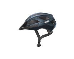 Fietshelm ABUS MACATOR midnight blue M - 52-58 cm - blauw - Geschikt voor gebruik op elektrische fietsen - stadsfietsen - 300 g
