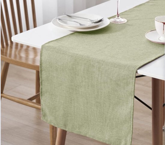 Arvov Tafelloper Lente - Waterafstotend, Afwasbaar Linnenlook, 40 X 240 Cm | Voor Eetkamer, Feest & Decoratie