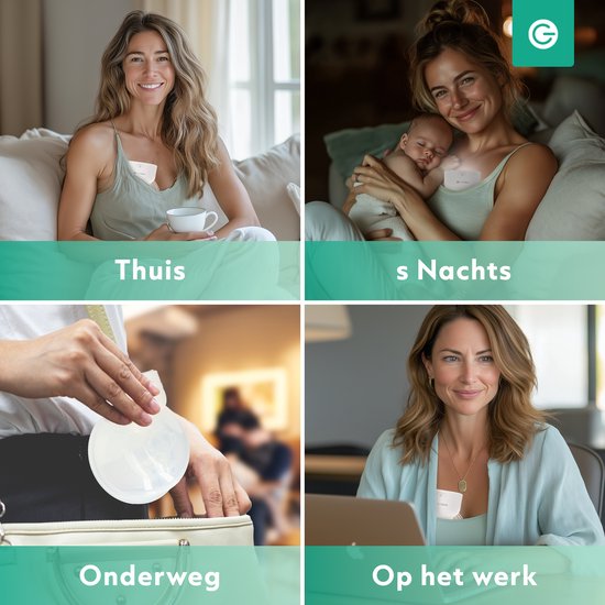 Silvergear Elektrische Borstkolf - Draadloze Handsfree Borstkolf - Baby Spullen - Kolven - Wit van Silvergear — afbeelding 4