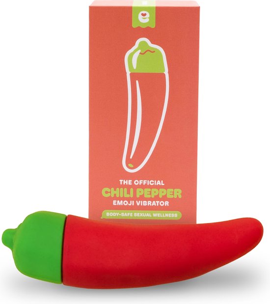 Emojibator Chilipeper Vibrator - Sex Toys en Vibrators voor Vrouwen - Clitoris Stimulator - 10 Vibratiemodi - Waterdicht en USB-oplaadbaar