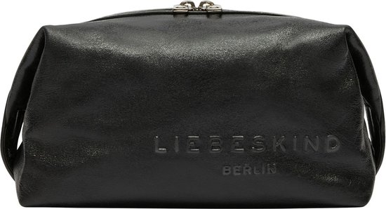 LIEBESKIND BERLIN Cuir Sac d'ustensiles Elvira Lamb SF Verna Pouchette Beauty Black Noir