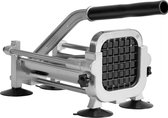 Bol.com Frietensnijder | Aardappelsnijder met een roestvrijstalen mes 127 mm | 36x15x20cm | Spaandersnijder voor pennen of hoeke... aanbieding