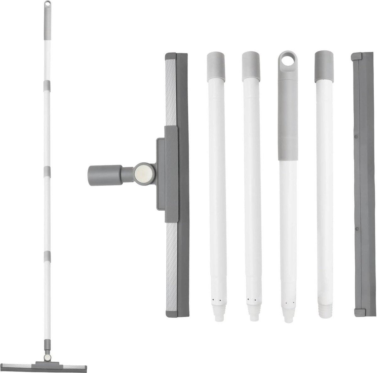 Goedkoopste Doucheschroeier - Reinigingsset met lange handvat - Verstelbare Vloerwisser - Raamwisser - Raamreiniger - Doucheschraper - Siliconen Bezem - Raamreinigingsapparatuur .