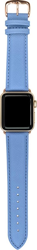 Dbramante Madrid Mode. Apple Watch Series Leather - blauw - 38mm