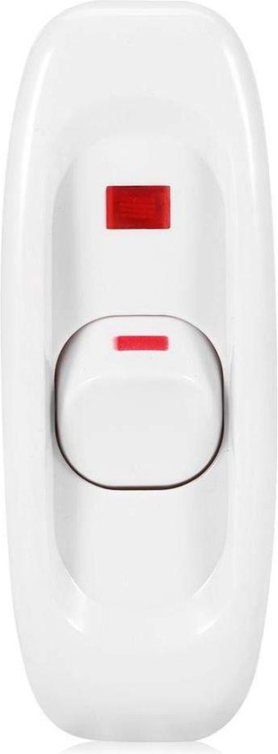 Kytpyi Kabelschakelaar, waterdicht, 2 stuks, 250 V, lichtschakelaar, zwart, Ip65 stof- en waterdichte certificering, tussenschakelaar, 2-polig, voor buiten, voor lampen, elektrische apparaten
