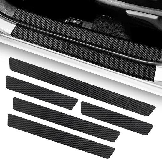 Auto dorpel beschermstrips voor Toyota Aygo (2014-2021), Sticker Trim Anti-kras roestvrij staal materiaal, anti-slip beschermer
