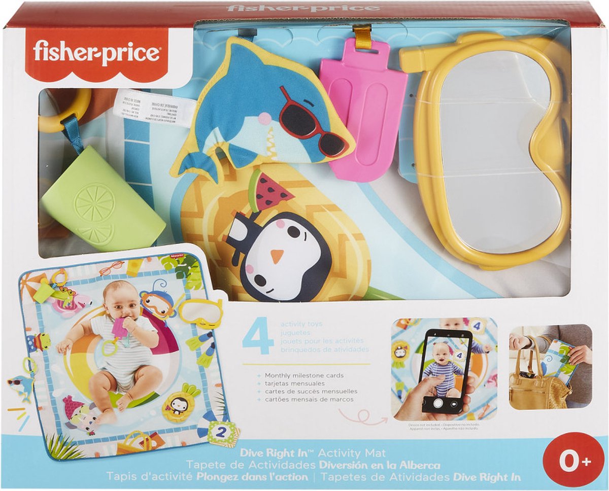 Fisher-Price - Speelmat met zwembadthema - Activiteitenmat