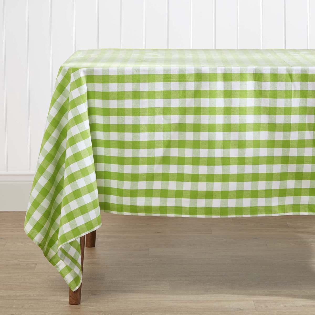 texpot Landhaus tafelkleed 140 x 220 cm rood-wit karikatuur uit 100% katoen met 20 mm karo