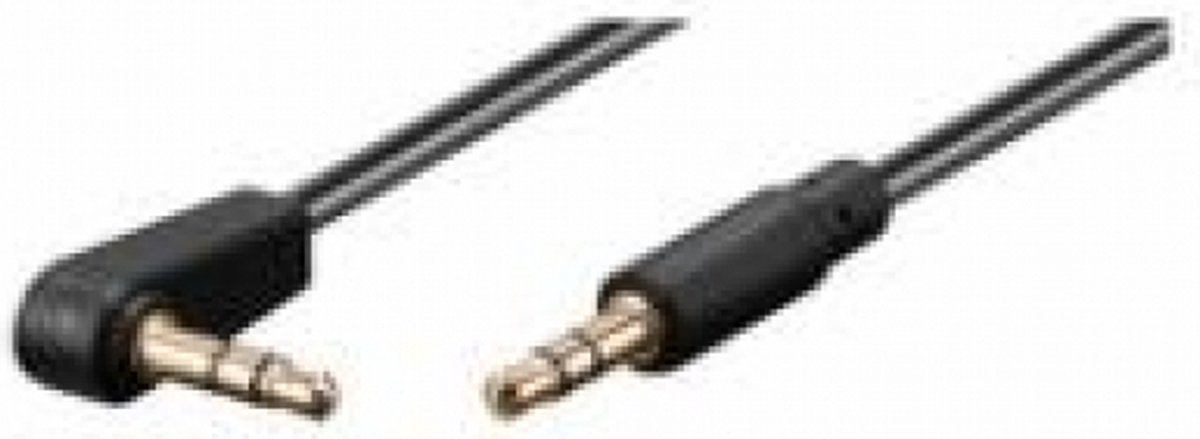 Microconnect AUDLL05A audio kabel 0,5 m 3.5mm Zwart