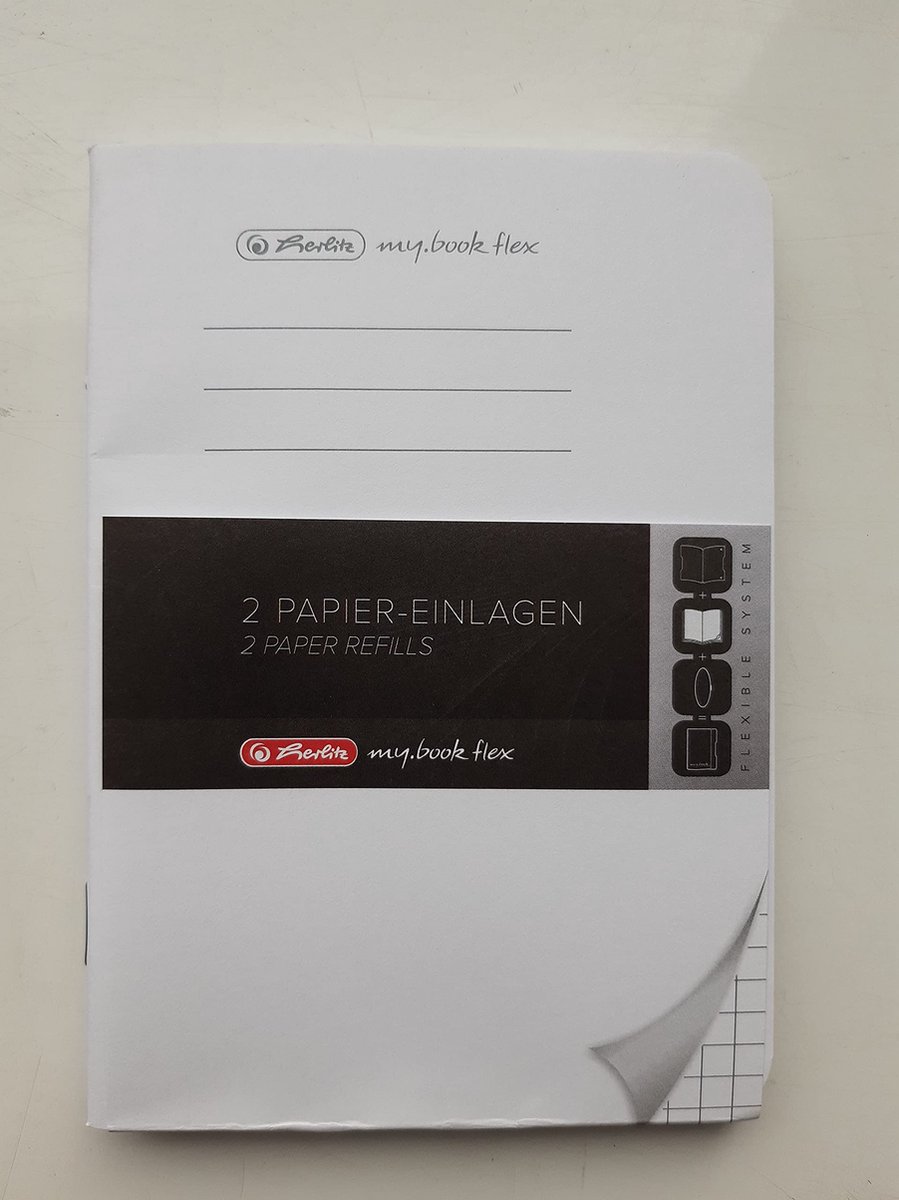 Herlitz 50034154 schrijfblok & schrift A6 80 vel Wit