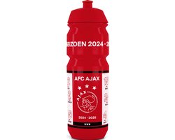 foto van Ajax-bidon rood handtekeningen 24-25