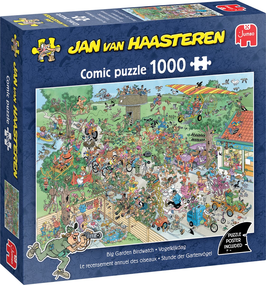 Jan van Haasteren - Vogelkijkdag - 1000 stukjes - Legpuzzel - Puzzel