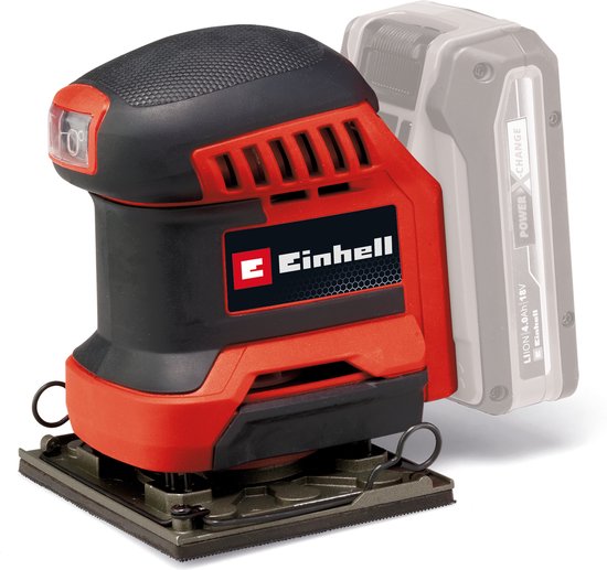 Ponceuse multifonction sans fil Einhell TE- Power 18/113 3X Li Solo - V batterie et chargeur